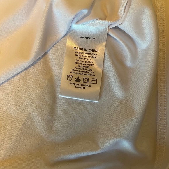 FootJoy-Women's XL-Sleeveless Golf Shirt- White/Pink-Waste Management Phx Open - Picture 8 of 8